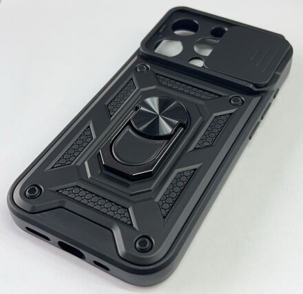 Armor Case With Curtain for Apple Iphone 15 Pro
