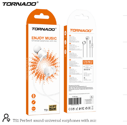 Наушники TORNADO TS1
