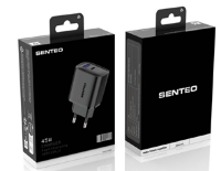 Сетевое Зарядное Устройство Senteo T-06 1USB-C+1USB-A PD45W/QC3.0 18W