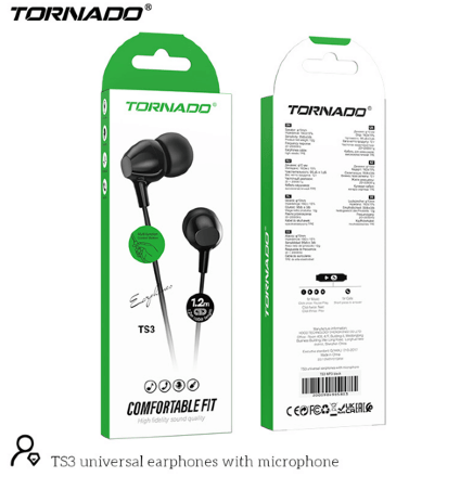 Наушники TORNADO TS3