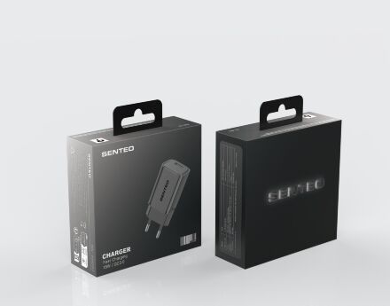 Сетевое Зарядное Устройство Senteo S-01 fast Charging 1USB 18W/QC3.0