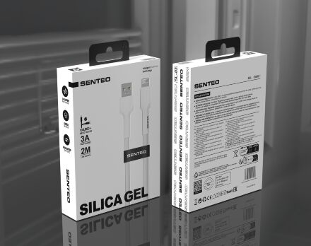 USB Cable Senteo SL-03 soft silicone USB A- Lightning 2M