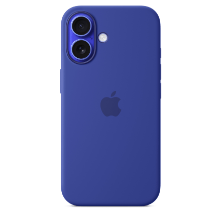 Silicone Case Original With MagSafe and Splash Apple iPhone 16 with button