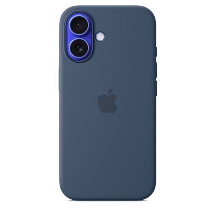 Silicone Case Original With MagSafe and Splash Apple iPhone 16 with button