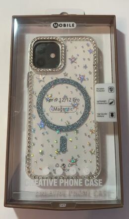 Case Stones and Stars MagSafe Apple for Iphone 12/12 Pro