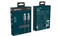 USB Cable Senteo SM-06 nano braided USB C-Lightning 30W 1M