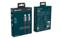USB Cable Senteo SM-06 nano braided USB C - USB C 60W 1M
