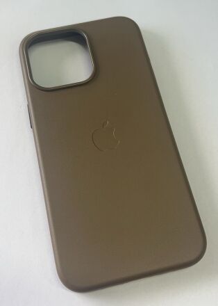 Чехол Leather Case Apple Iphone 15 Pro MagSafe