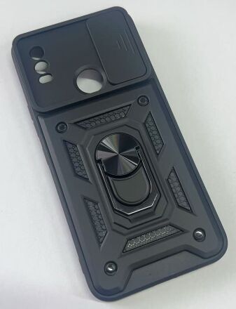 Armor Case With Curtain for Nokia C21 Plus