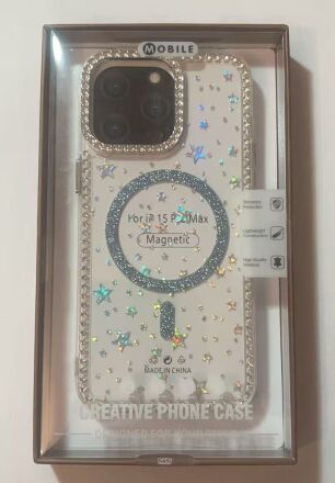 Case Stones and Stars MagSafe Apple for Iphone 15 ProMax