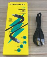 USB Cable TORNADO TX15 Тканевая Оплётка Lightning 2.4A/1m