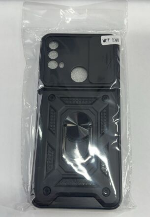 Armor Case With Curtain for Motorola E40 4G