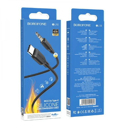AUX Borofone BL18 3.5mm to Type-C 1m