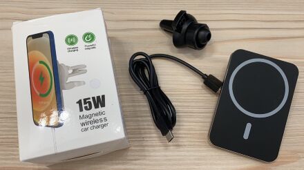 Автоутримувач Wireless MagSafe Magnetic 15W Square