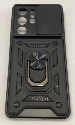 Armor Case With Curtain for Samsung S21 Ultra