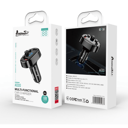 Автомобільний FM Модулятор Avantis ACC03