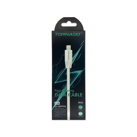 USB Cable TORNADO TX13 Lightning 2.4A/1m
