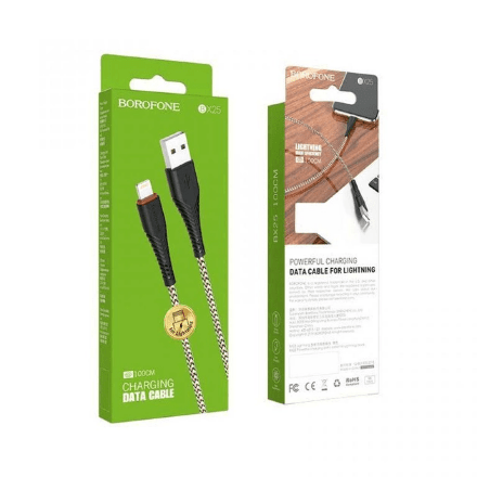 USB Cable Borofone BX25 Lightning 1m