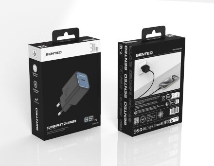 Сетевое Зарядное Устройство Senteo Z-16 Fast Charger 30W USB-C