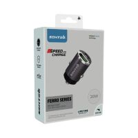 Автомобильное Зарядное Устройство Senteo Q-01 Ferro Series PD20W+QC3.0 18W