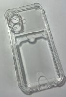 Case Clear Card Holder for Apple Iphone 16