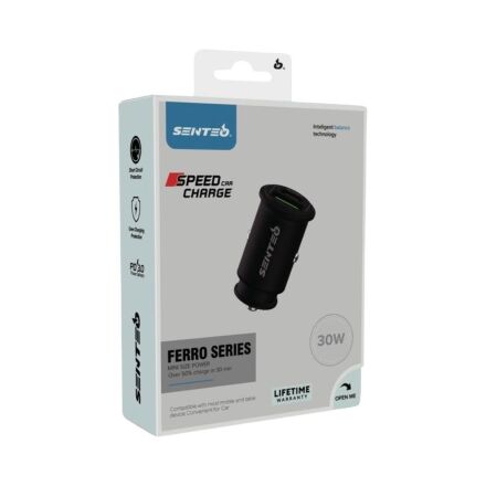 Автомобильное Зарядное Устройство Senteo Q-02 Ferro Series PD30W+QC3.0 18W