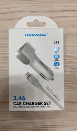 Автомобильное Зарядное Устройство Tornado L22 2USB Micro