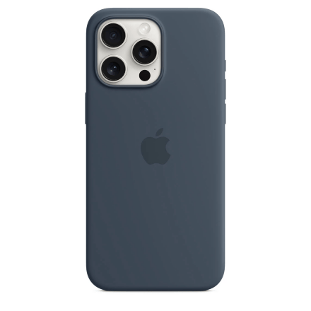 Silicone Case Original With MagSafe and Splash Apple iPhone 15 Pro