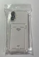 Case Clear Card Holder for Apple Iphone 17