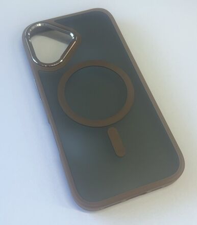 Чехол Matte Metal for Apple Iphone 16 with Magsafe