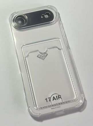 Case Clear Card Holder for Apple Iphone 17 Air