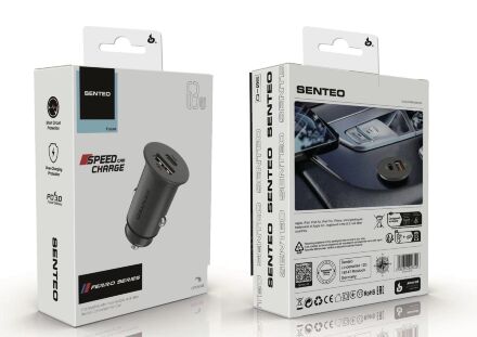 Автомобильное Зарядное Устройство Senteo Q-06 Ferro Series A18W+C45W 63W