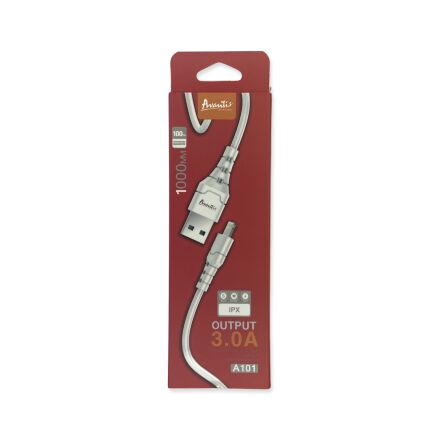 USB Cable Avantis A-101i Wide Power Lightning 3A