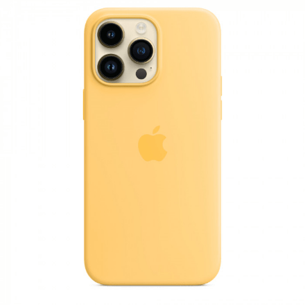 Silicone Case Original With MagSafe and Splash Screen Apple iPhone 14 Pro