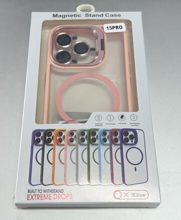 Чехол Magnetic Stand and Magsafe Apple Iphone 15 Pro