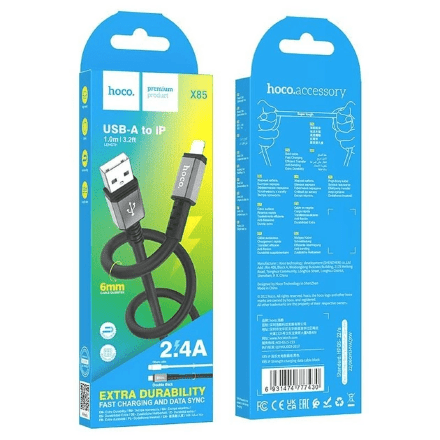 USB Кабель Hoco X85 Lightning 1m