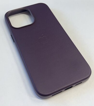 Чохол Leather Case Apple Iphone 14 ProMax  MagSafe