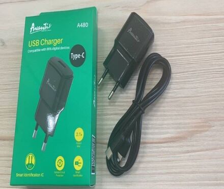 Мережевий Зарядний Пристрій Avantis A480 1USB Type-C