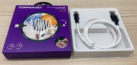 USB Cable TORNADO TX12 Silicone Type-C 3A 1m