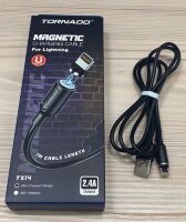 USB Cable TORNADO TX14 Magnetic Lightning 2.4A/1m