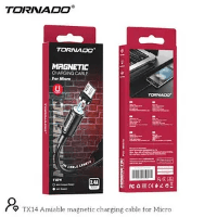 USB Cable TORNADO TX14 Magnetic Micro 2.4A/1m