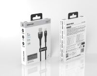 USB Cable Senteo ST-01 2.4A  Montes Series braided USB-A to Ligtinging 1M