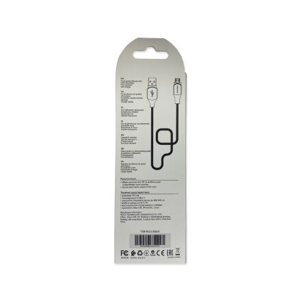 USB Cable TORNADO TX9 Silicone  Micro 2.4A/1m