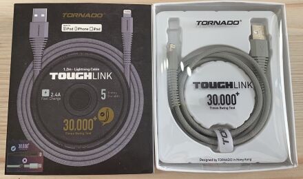 USB Cable TORNADO Touch Link Lighting 1.2m