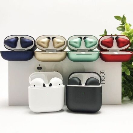 Блютуз Стерео Гарнитура AirPods Pro 4 High Copy