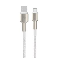 USB Cable Senteo SM-03 3A  Iron Series braided USB-A to USB-C 1M
