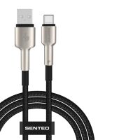 USB Cable Senteo SM-03 3A  Iron Series braided USB-A to USB-C 2M