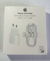 Сетевое Зарядное Устройство Apple iPhone Power Adapter 35W USB-C & Cable 16 ProMax