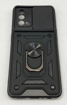 Armor Case With Curtain for Oppo A74 4G