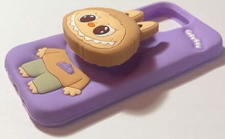Silicone Labubu Smile Apple iPhone 15 ProMax